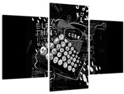 Tablou - Desen în stilul lui Banksy (90x60 cm)