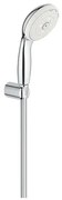 Set dus Grohe New Tempesta 100, 3 tipuri jet, suport prindere, crom100-27849001