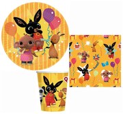 Bing Yellow set de petrecere 32 buc cu farfurie de 23 cm