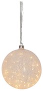 Decorațiune LED de Crăciun Eglo 411341 GLOW SNOW 50xLED/0,064W/3xAA d. 20 cm