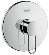 Baterie dus Hansgrohe Axor Uno incastrata pentru corp ingropat, crom lucios, levier lung Levier lung