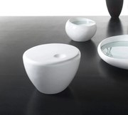 STONES Masă de cafea (60 x 30 Î cm) 60cm X 60cm H. 30cm | Aosom Romania