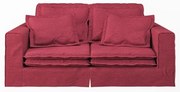 Canapea roșie 196 cm Nora – Ropez