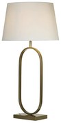 Veioza/Lampa de masa decorativa Modish bronz/alb