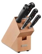 Wüsthof - Set de 6 cuțite de bucătărie CLASSIC cu suport din fag, bej