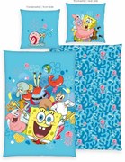 Lenjerie de pat din bumbac Herding Spongebob, 135 x 200 cm, 80 x 80 cm