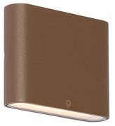 Lampa de perete exterioara moderna maro ruginiu 11,5 cm inclusiv LED IP65 - Batt