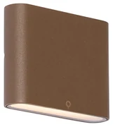Lampa de perete exterioara moderna maro ruginiu 11,5 cm inclusiv LED IP65 - Batt