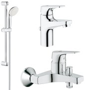 Pachet promo baterii baie 3 in 1 Grohe Bauflow S (23751000,23756000,27853001)