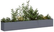 vidaXL Jardinieră Antracit 280x40x40 cm Oțel laminat la rece