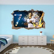 Autocolant decorativ 3D de perete - Cristiano Ronaldo 47 x 77 cm