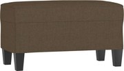 vidaXL Bancă, maro, 70x35x41 cm, textil