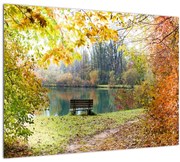 Tablou cu pescărie (70x50 cm)