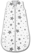 Sac dormit copii de vara din muselina Kidizi Galaxy Grey 90 cm, 100% bumbac, 6-24 luni 0.5 TOG