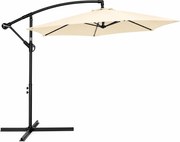 Umbrela de gradina ELVARO ajustabila, crem