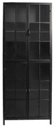Vitrina neagra, din metal, Fenetre