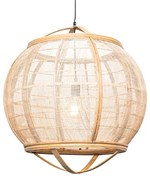 Lampa suspendată inteligentă maro 58 cm Incl. Wifi G95 - Pascal