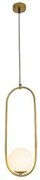 Pendul modern 1 bec G9 18142-BR Zambelis