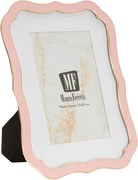 Ramă foto roz-deschis cu picior de susținere din metal/din sticlă 17x22 cm Margot – Mauro Ferretti