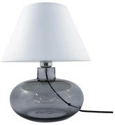 Lampă de masă MERSIN 1xE27/40W/230V albă/neagră Zuma Line 5515WH