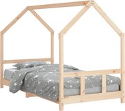 vidaXL Cadru de pat pentru copii, 90x190 cm, lemn masiv de pin