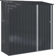 vidaXL Magazii pentru grădină Antracit 203 x 85,5 x 200 cm Metal