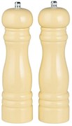 Set de 2 rasnite din lemn galben deschis pentru sare si piper LIGHT YELLOW