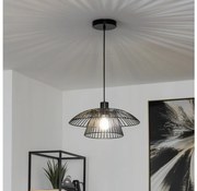 Brilagi - Lustră LED suspendată pe cablu CERIA WIRE 1xE27/40W/230V Ø 38 cm negru
