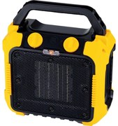 Aeroterma ceramicа ELITE ECH-1372, 2000W, Pana la 20 m², 3 trepte, Indicator luminos, Protectie la rasturnare, Negru/Galben