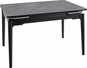 Masa extensibila SENTO, gri cu efect de marmura, ceramica/lemn, 120/18
