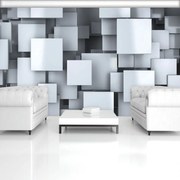 Fototapet - Pătrate 3D (254x184 cm)