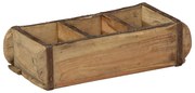 vidaXL Tavă cu depozitare Maro 30 x 14 x 9 cm