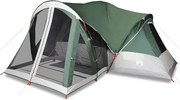 vidaXL Cort de familie Tipi pentru 8 persoane, verde, impermeabil