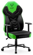 Scaun gaming din material Diablo X-Gamer: green emerald