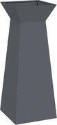 vidaXL Vază pe pilon Antracit 40 x 40 x 100 cm