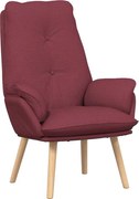 vidaXL fotoliu Roșu Vin 69 x 74 x 93 cm Țesătură și placaj