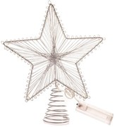 Decorațiune luminoasă argintie cu baterii Startop – Dakls