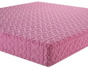 Cearşaf elastic cu blăniţă INVERNO, culoare mure 90 x 200 cm