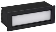 Spot LED incastrabil iluminat exterior ambiental IP54 ECHO negru