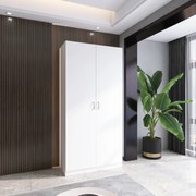 Dulap MIRCO cu rafturi 200x60x50 cm, Culoare Alb, Material PAL 18mm