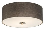 Plafonieră rustică bej 30 cm - Drum Jute