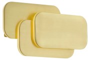 Lampă de perete modernă alamă incl. LED cu 3 trepte de intensitate luminoasă - Dias