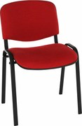 Scaun de birou, roşu, ISO NEW