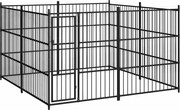 vidaXL Padoc de exterior pentru câini, 300 x 300 x 185 cm