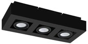 Eglo 31064 - Spot LED MENDOZA 3xLED/4,7W/230V 3000K negru