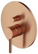 Baterie cada monocomanda incastrata cupru periat Omnires Y cu corp ingropat