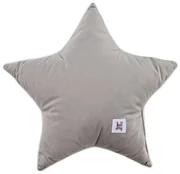 Perna decorativa de catifea STAR SILVER