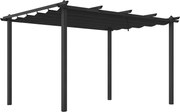 Outsunny Pergola cu Acoperis Retractabil de 3 x 4 (m) | Aosom Romania