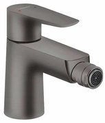 Baterie bideu Hansgrohe Talis E cu ventil pop-up, brushed black chrome - 71720340