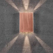 Aplica LED exterior cu iluminat up/down IP54 Fold 15 cupru 2019051030 NL